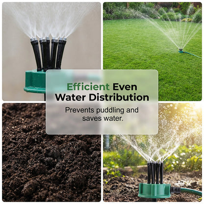 🥳2026 HOT SALE🥳💞50K+ SOLD!🌸🔄 Precision Irrigation Sprinkler – 360° multi‑directional, custom spray patterns. Gentle on delicate plants. Save water, grow better. 🌱✅