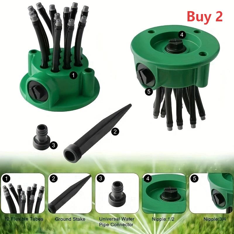 🥳2026 HOT SALE🥳💞50K+ SOLD!🌸🔄 Precision Irrigation Sprinkler – 360° multi‑directional, custom spray patterns. Gentle on delicate plants. Save water, grow better. 🌱✅
