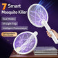 Foldable Electric Mosquito Swatter - Automatic Mosquito-Attracting