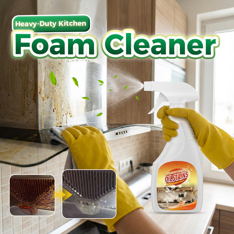 🧼New Multi-purpose High-efficiency Cleaner,kitchen degreaser with Nozzle,grease cleaner for Kitchen, Oven, Stove, Range Hood, etc. Cleaning