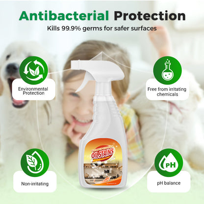 🧼New Multi-purpose High-efficiency Cleaner,kitchen degreaser with Nozzle,grease cleaner for Kitchen, Oven, Stove, Range Hood, etc. Cleaning