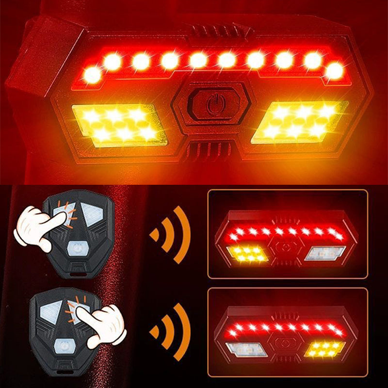 Bicycle Rear Light with Horn Alert