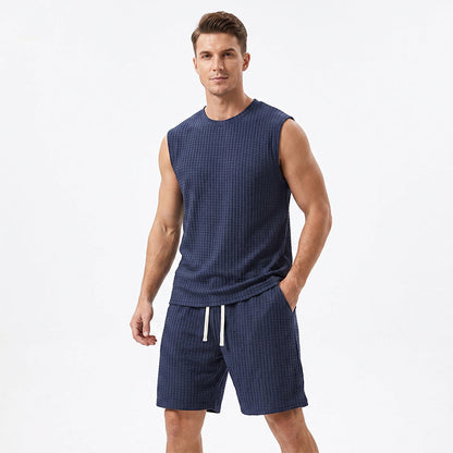 🔥Limited-time offer-Men's Casual Sportswear Tank Top & Shorts Set