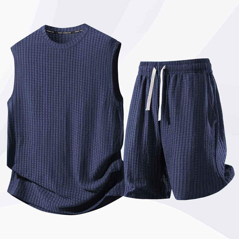 🔥Limited-time offer-Men's Casual Sportswear Tank Top & Shorts Set