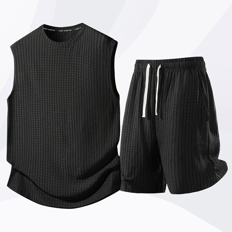 🔥Limited-time offer-Men's Casual Sportswear Tank Top & Shorts Set
