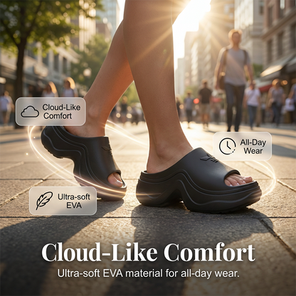 Women's Minimalist Platform Comfort Slippers