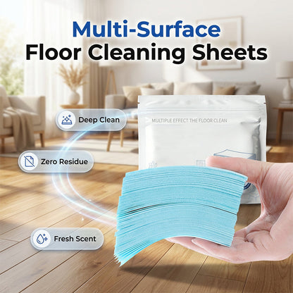 🥳2026 HOT SALE🥳💞50K+ SOLD!⏳✨ 50% OFF! Water‑Soluble Floor Sheets – Just drop in water, no measuring. Cleans & shines all floors. Safe & streak‑free. 120 sheets pack. Your daily helper. 🧹💧