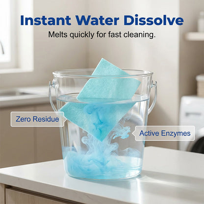 🥳2026 HOT SALE🥳💞50K+ SOLD!⏳✨ 50% OFF! Water‑Soluble Floor Sheets – Just drop in water, no measuring. Cleans & shines all floors. Safe & streak‑free. 120 sheets pack. Your daily helper. 🧹💧