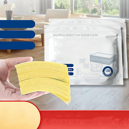 🥳2026 HOT SALE🥳💞50K+ SOLD!⏳✨ 50% OFF! Water‑Soluble Floor Sheets – Just drop in water, no measuring. Cleans & shines all floors. Safe & streak‑free. 120 sheets pack. Your daily helper. 🧹💧
