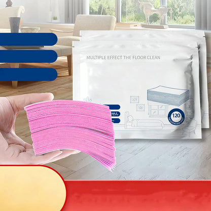 🥳2026 HOT SALE🥳💞50K+ SOLD!⏳✨ 50% OFF! Water‑Soluble Floor Sheets – Just drop in water, no measuring. Cleans & shines all floors. Safe & streak‑free. 120 sheets pack. Your daily helper. 🧹💧