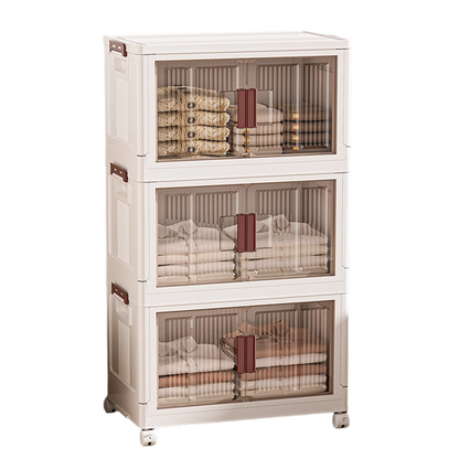 Large Capacity Collapsible Storage Bin with Lid