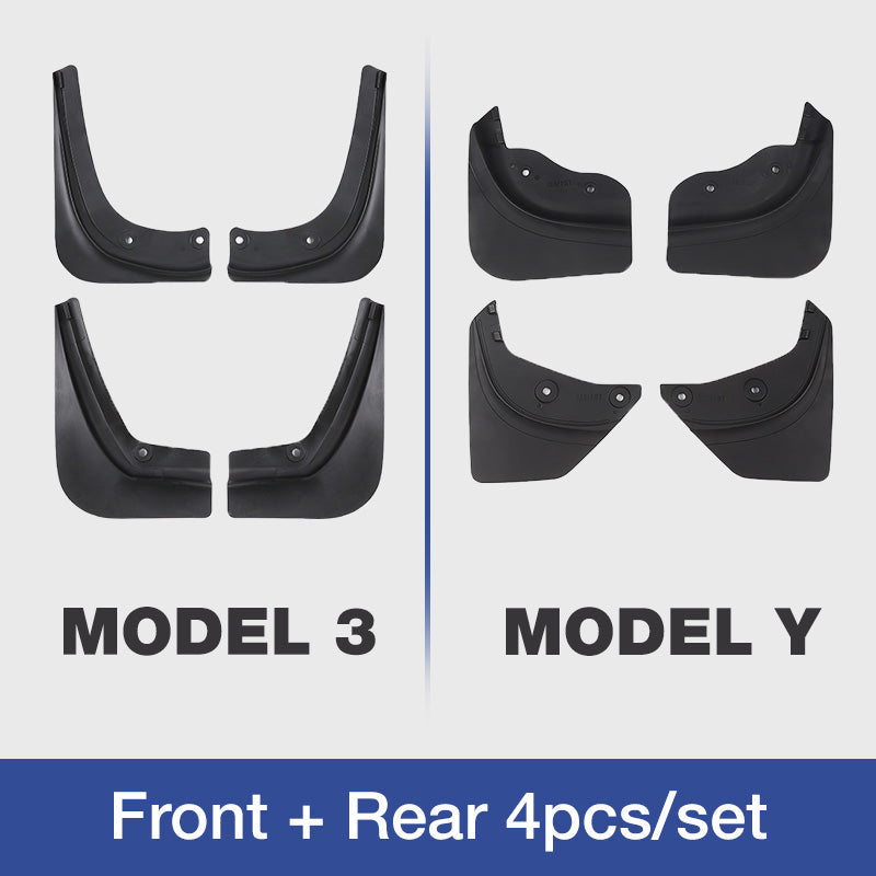 Invisible Mud Fenders For Model 3 Model Y