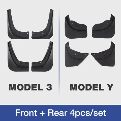 Invisible Mud Fenders For Model 3 Model Y