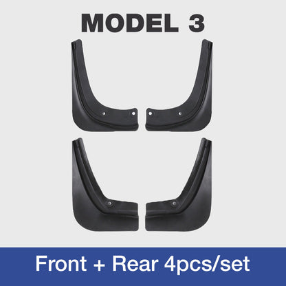 Invisible Mud Fenders For Model 3 Model Y