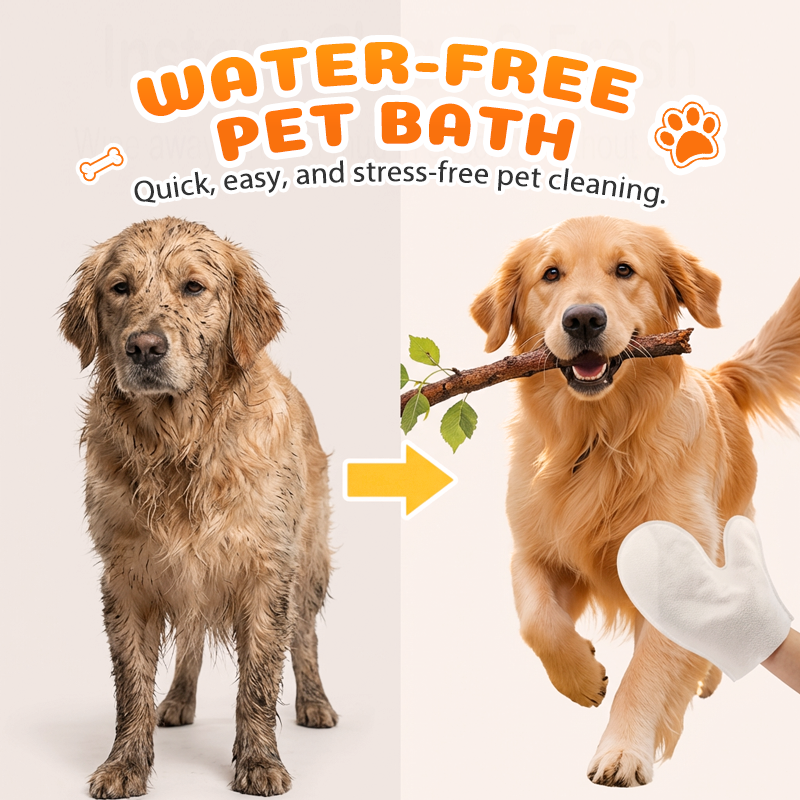 Pet Grooming Glove Wipes for Dogs & Cats - 6PCS/Pack