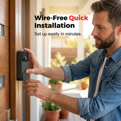 🏠⚡ LIMITED TIME 50% OFF! Smart Video Doorbell with 4.3" Display – Real-Time Monitoring & Two-Way Talk 🏡💖
