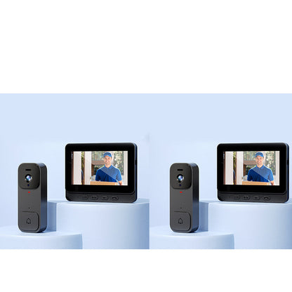 🏠⚡ LIMITED TIME 50% OFF! Smart Video Doorbell with 4.3" Display – Real-Time Monitoring & Two-Way Talk 🏡💖