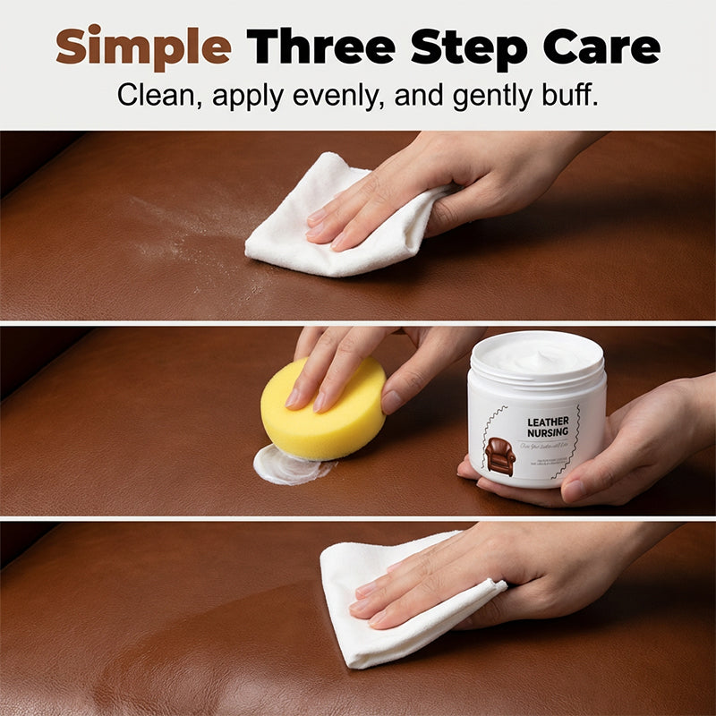 ⏰🔥LIMITED TIME 50% OFF!Deep Nourishing Leather Nursing Cream