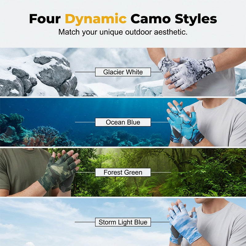 ⏳Limited-time 50% off⏰Breathable Anti-Slip Fingerless Fishing Gloves