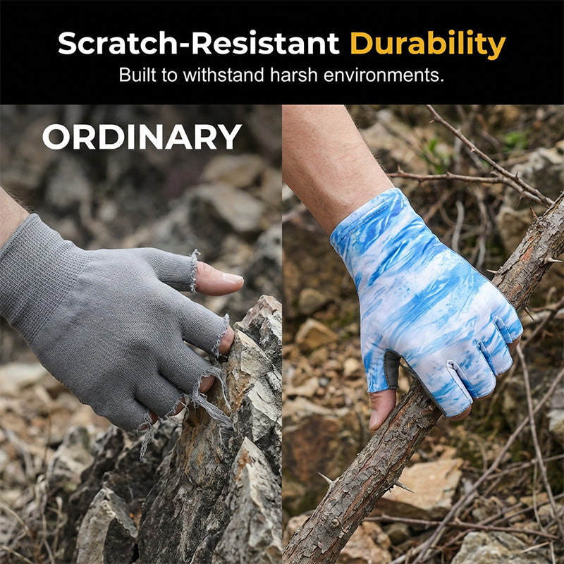 ⏳Limited-time 50% off⏰Breathable Anti-Slip Fingerless Fishing Gloves