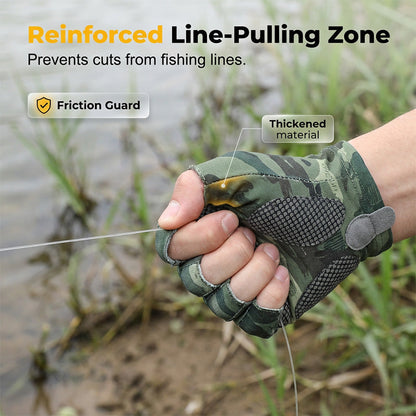 ⏳Limited-time 50% off⏰Breathable Anti-Slip Fingerless Fishing Gloves