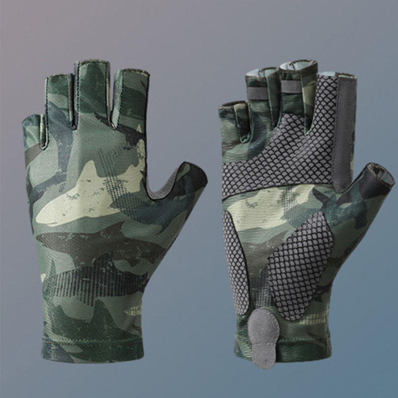 ⏳Limited-time 50% off⏰Breathable Anti-Slip Fingerless Fishing Gloves
