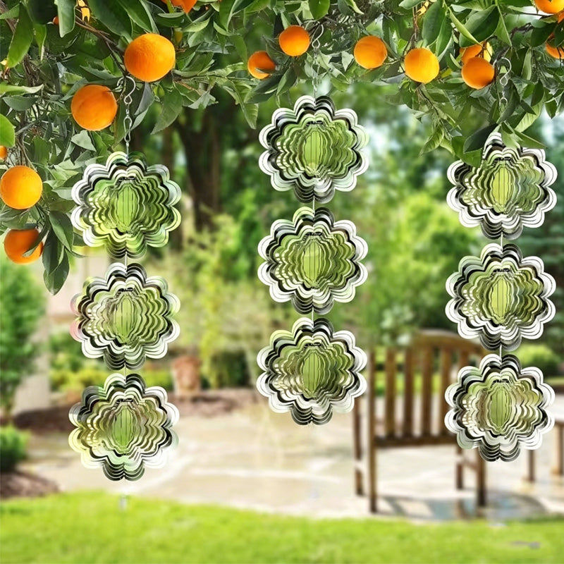 Limited Time Offer ⏰✨3D Reflective Wind Spinner Bird Repellent