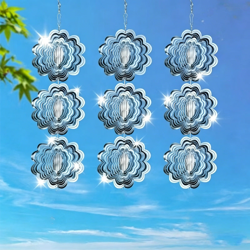 Limited Time Offer ⏰✨3D Reflective Wind Spinner Bird Repellent