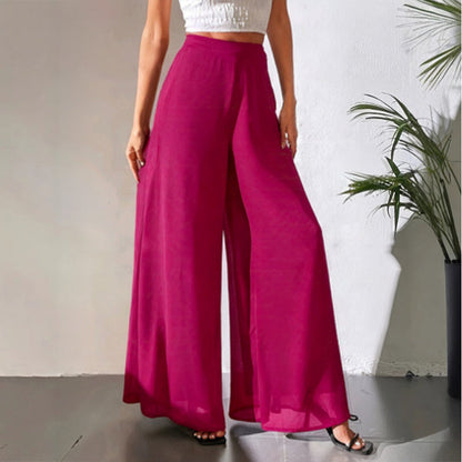 🌟New arrivals on sale-Women's Flowy Chiffon Wide-Leg Pants