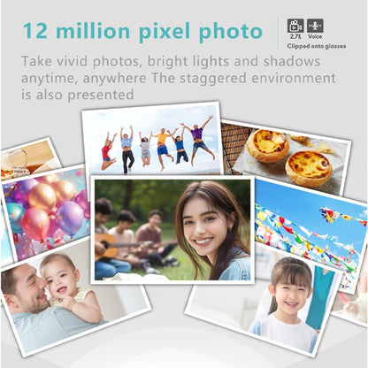 2.7K Wearable Video Camera for Sports & Travel