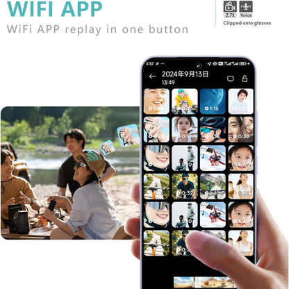 2.7K Wearable Video Camera for Sports & Travel