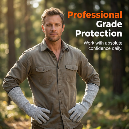 ✋ Level 5 Cut Resistant Safety Gloves – Puncture Proof, Breathable, Touchscreen Compatible. Great for Gardening, Glass Handling & Carpentry 🪴🔧