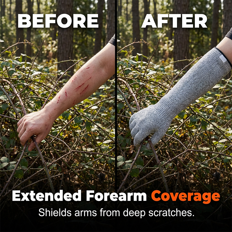 ✋ Level 5 Cut Resistant Safety Gloves – Puncture Proof, Breathable, Touchscreen Compatible. Great for Gardening, Glass Handling & Carpentry 🪴🔧