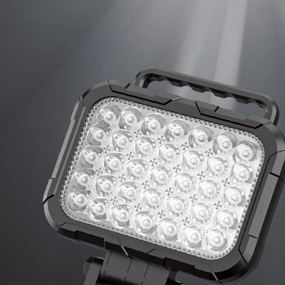 ⏳50% OFF!💡180° Rotatable LED Work Light – With Dual USB Power Bank Function – Rugged & Cordless – Universal Battery Compatibility – For Garage, Construction & Camping