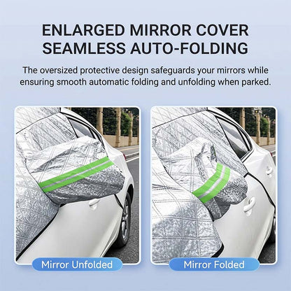 Thick Half Car Cover Sun Snow Protection