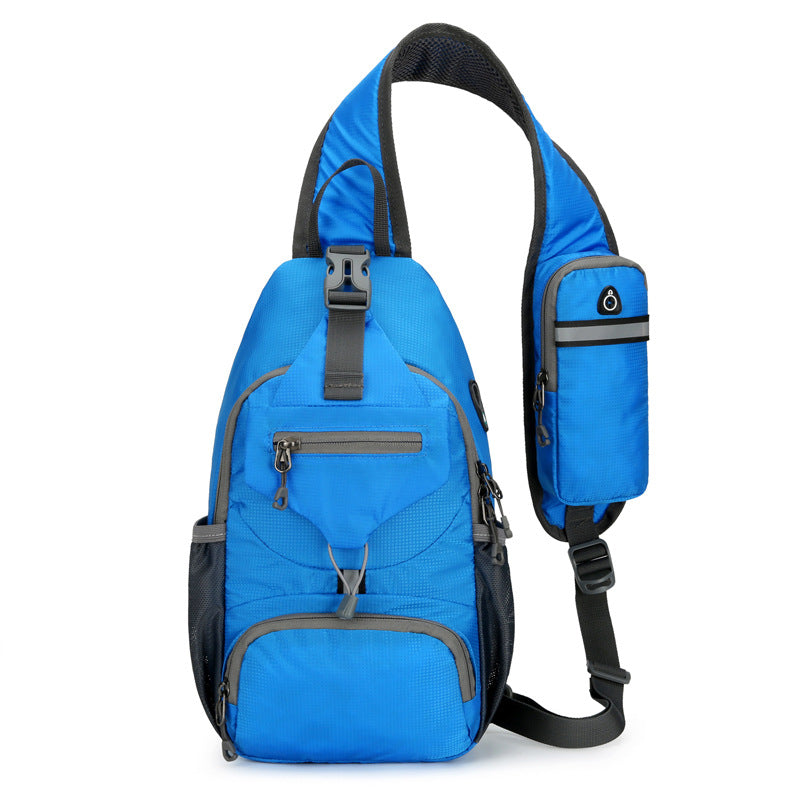 🎒 50% OFF NOW! 💧Unisex Outdoor Sling Crossbody Bag – Multi-Pocket, Water-Resistant, Breathable Back 🌦️