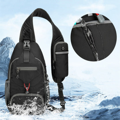 📢📢This Week's Special Price:$27.99!!🔥✨UnisexMen's Outdoor Sling Bag – Multi-Pocket, Water-Resistant & Breathable – Perfect for Travel & Daily Use