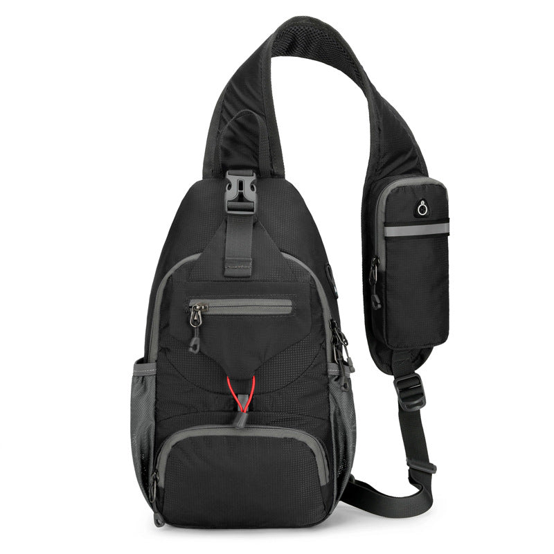 🎒 50% OFF NOW! 💧Unisex Outdoor Sling Crossbody Bag – Multi-Pocket, Water-Resistant, Breathable Back 🌦️