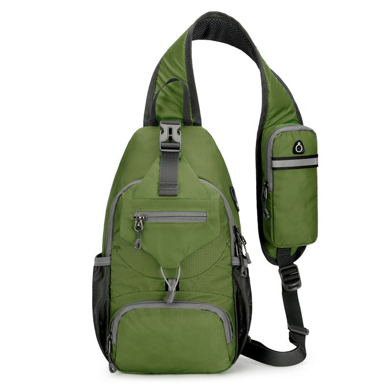 🎒 50% OFF NOW! 💧Unisex Outdoor Sling Crossbody Bag – Multi-Pocket, Water-Resistant, Breathable Back 🌦️