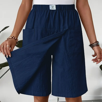 🔥2026 Newest Models-Women's Casual Elastic Waist Wrap Skort