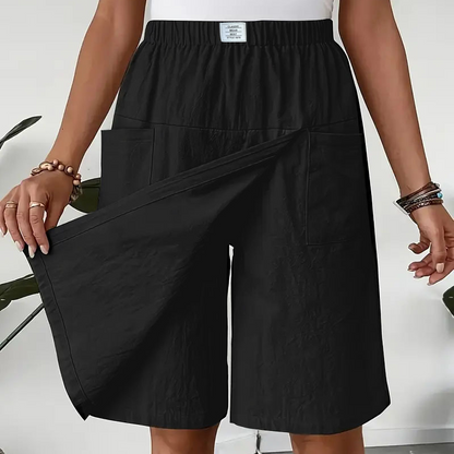 🔥2026 Newest Models-Women's Casual Elastic Waist Wrap Skort