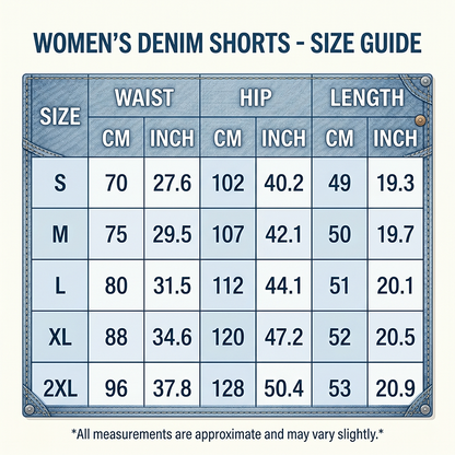 🔥Women's Ripped High-Waist Denim Bermuda Shorts