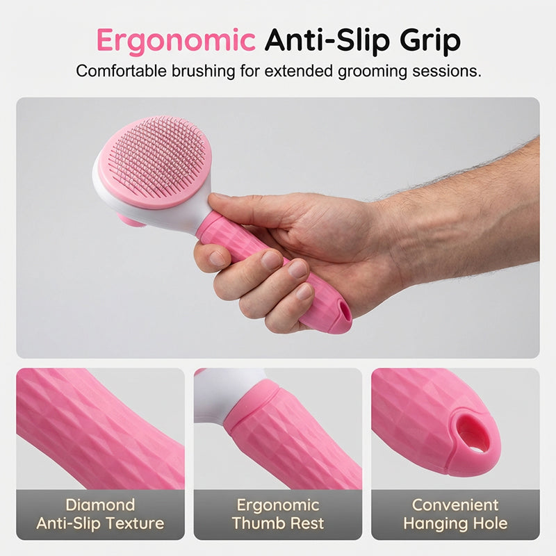 💥Hot Sale 50% OFF🔥Self-Cleaning Slicker Brush for Dogs & Cats