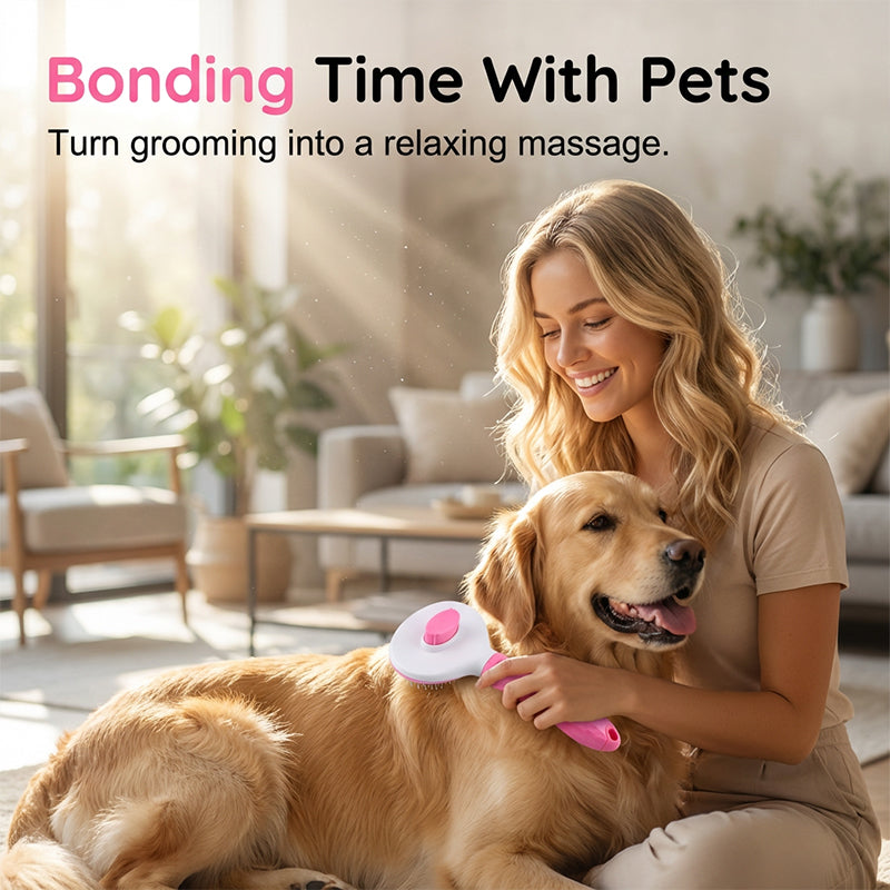 💥Hot Sale 50% OFF🔥Self-Cleaning Slicker Brush for Dogs & Cats