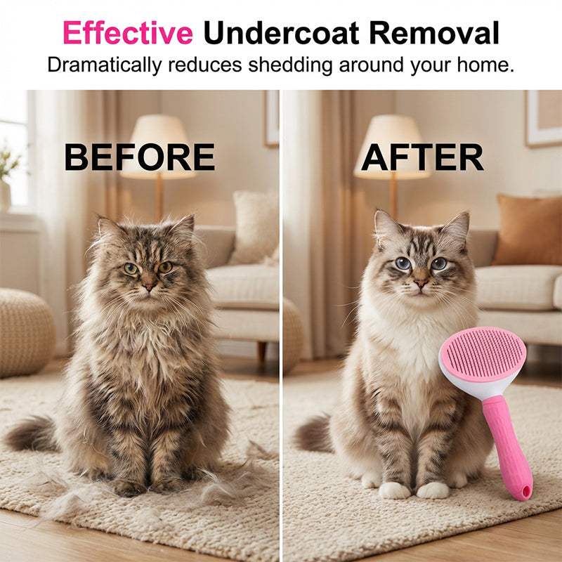 💥Hot Sale 50% OFF🔥Self-Cleaning Slicker Brush for Dogs & Cats