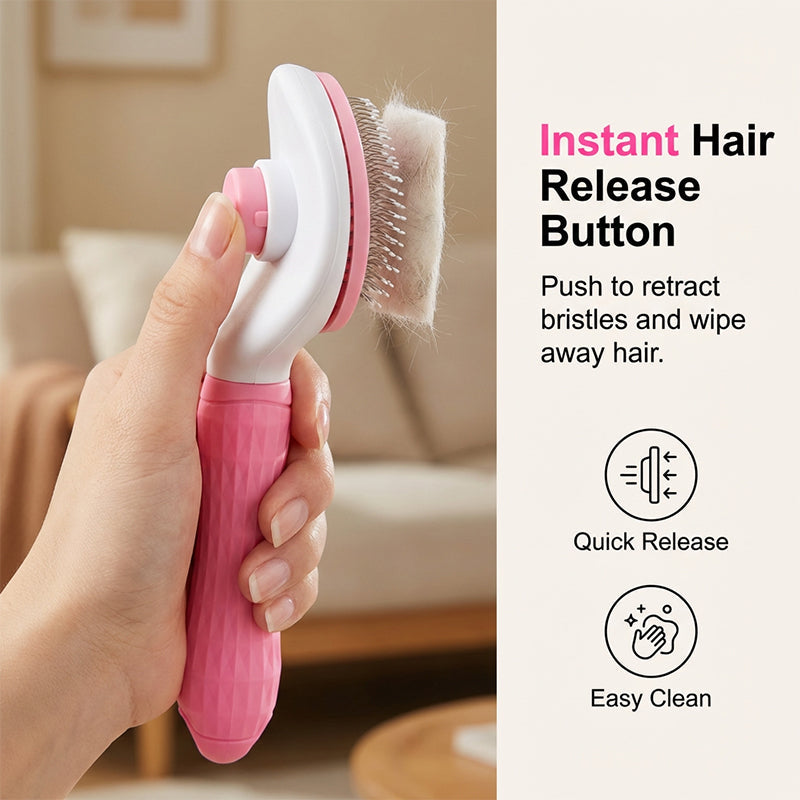 💥Hot Sale 50% OFF🔥Self-Cleaning Slicker Brush for Dogs & Cats