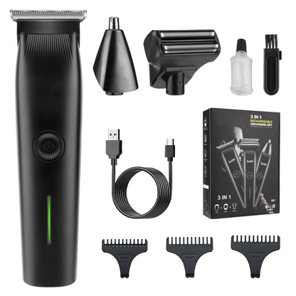 3-in-1 Electric Grooming Kit for Men