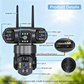 ⏳Time-Limited Special⏰6K 9MP Outdoor Wi-Fi Security Camera | 3 Lenses, 360° PTZ | IP66 Waterproof, Color Night Vision, Two-Way Audio, Motion Tracking