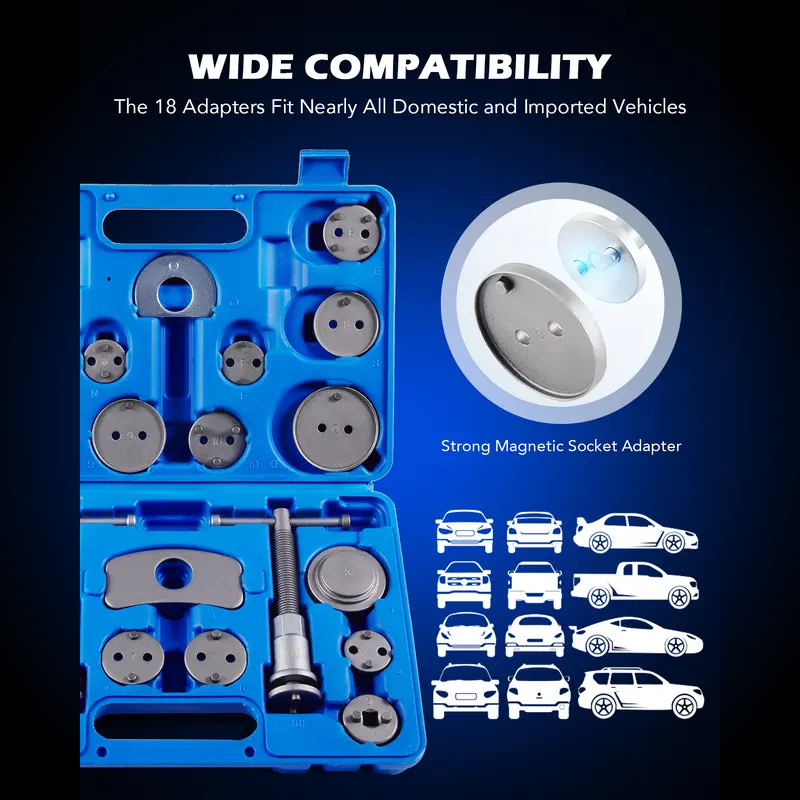 ⏰🔥LIMITED TIME 50% OFF! Disc Brake Caliper Compressor Tool Kit