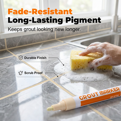 Grout Reviver Pen for Tile Restoration